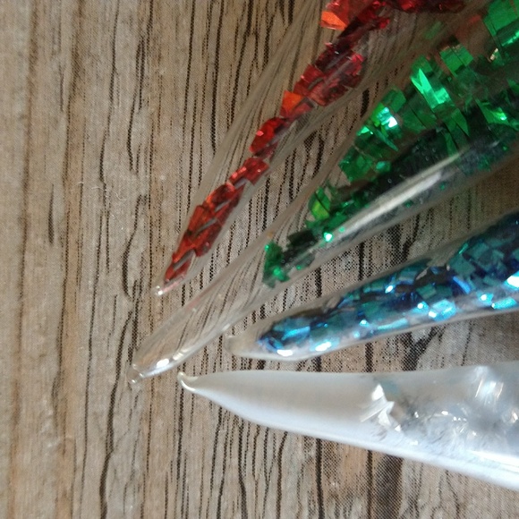 Vintage Hand-blown Icicle Ornaments - Picture 8 of 8